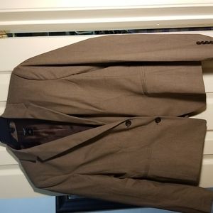 Brown suit jacket size 14